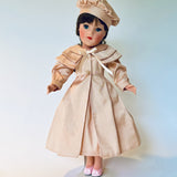 Soft Peach Silk Taffeta Spring Ensemble