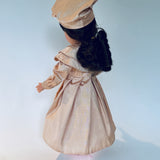 Soft Peach Silk Taffeta Spring Ensemble