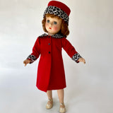 Gigi -  Wool Hat, Coat and " little black dress"