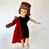 Gigi -  Wool Hat, Coat and " little black dress"